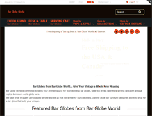 Tablet Screenshot of barglobeworld.com